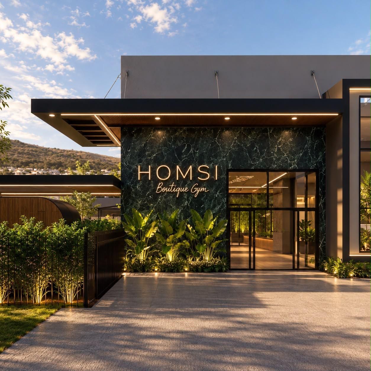 Fachada da Homsi Boutique Gym